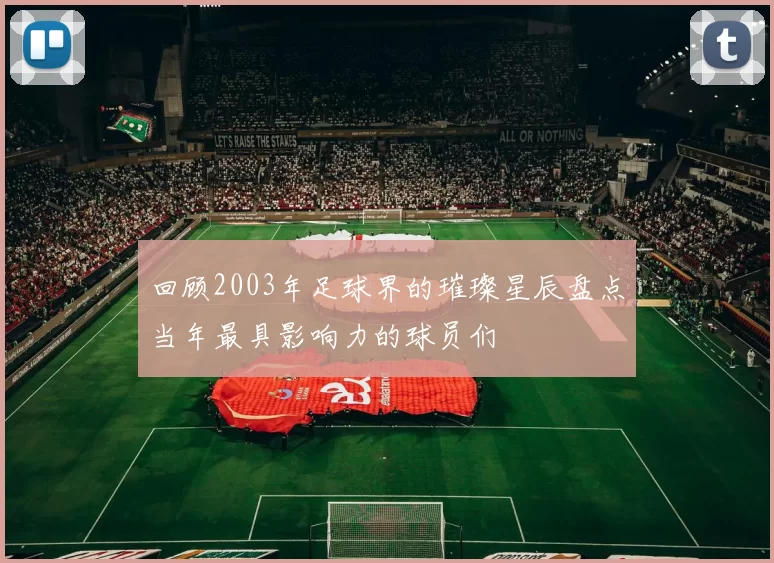 回顾2003年足球界的璀璨星辰盘点当年最具影响力的球员们
